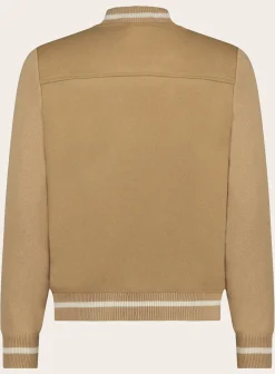 OGÉR Italian Knitwear Baseball Jacket Best Sale