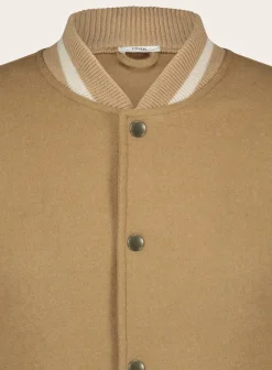 OGÉR Italian Knitwear Baseball Jacket Best Sale