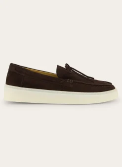 Posa Boat Loafer Van Suede Best Sale