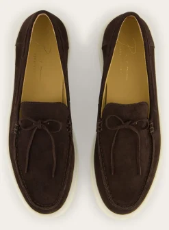 Posa Boat Loafer Van Suede Best Sale