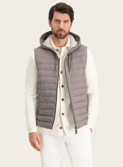 Herno Bodywarmer Van Cashmere Taupe Store