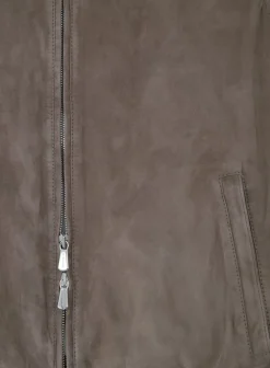 Mandelli Bodywarmer Van Suede Taupe Cheap