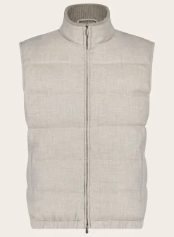 Mandelli Bodywarmer Van Wol Grijs Hot