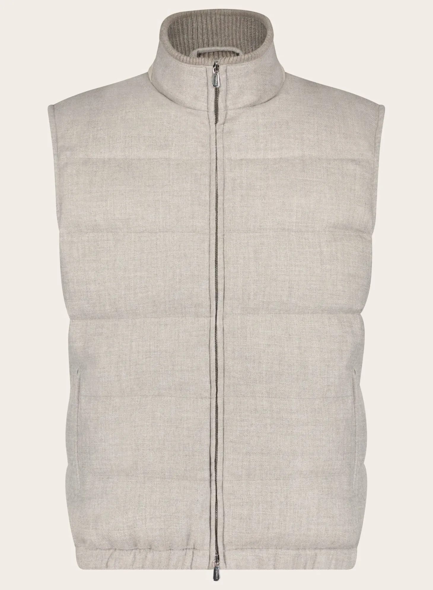 Mandelli Bodywarmer Van Wol Grijs Hot