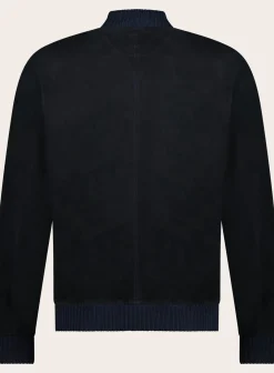 KIRED Bomberjack Van Suede Blue Navy Store