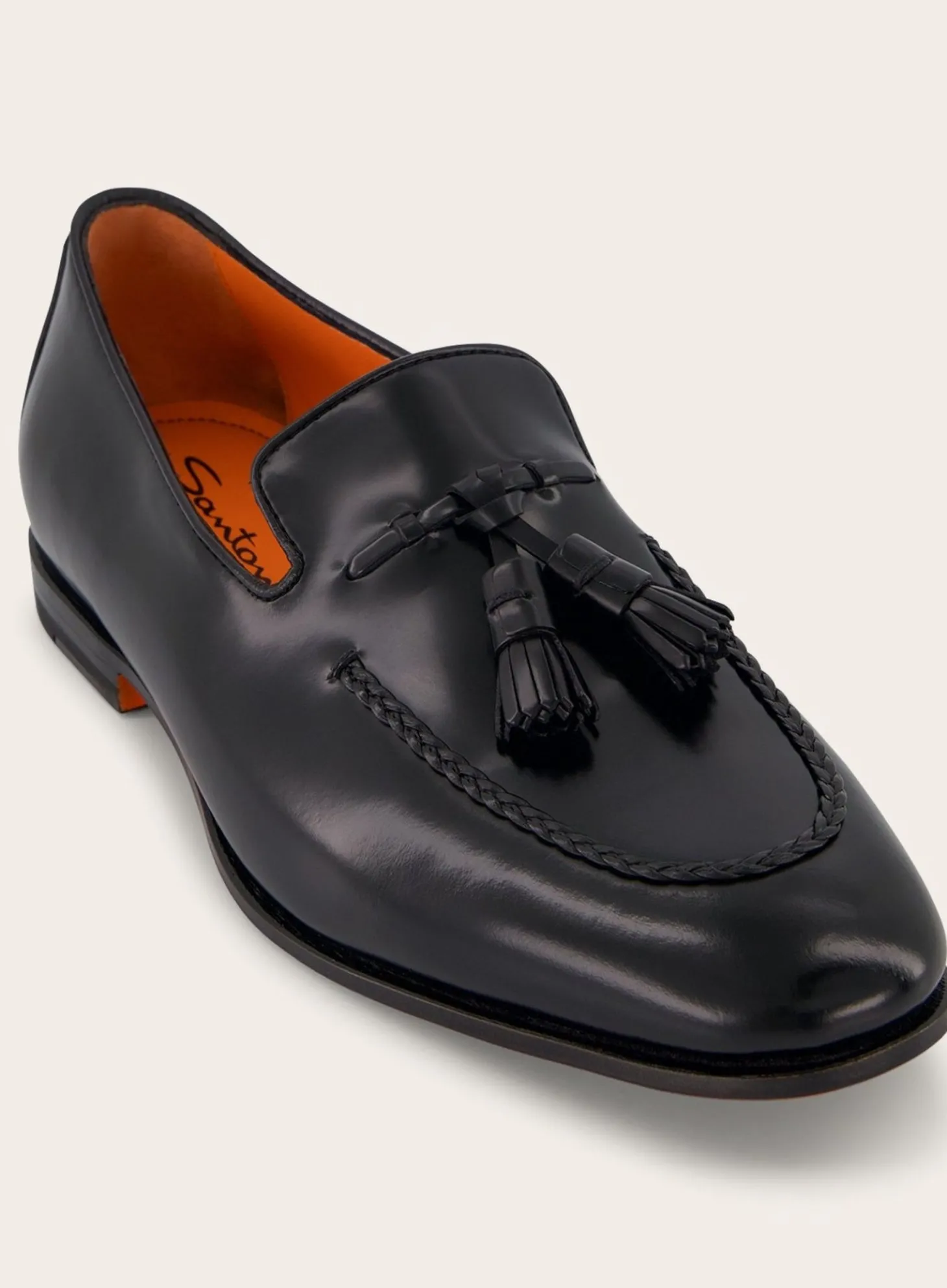 Santoni Carlos Tassel Loafers Van Leer Hot