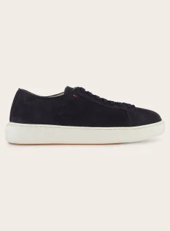 Santoni Clean Icon Sneakers Van Suede Sale