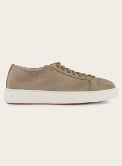 Santoni Clean Icon Sneakers Van Suede Sale