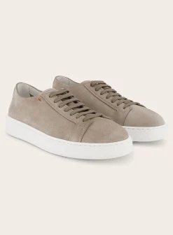 Santoni Clean Icon Sneakers Van Suede Sale