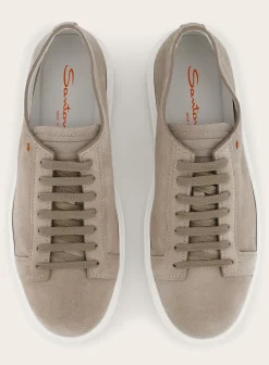 Santoni Clean Icon Sneakers Van Suede Sale
