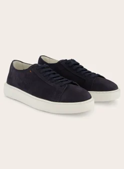 Santoni Clean Icon Sneakers Van Suede Sale