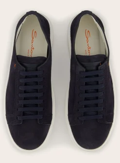 Santoni Clean Icon Sneakers Van Suede Sale