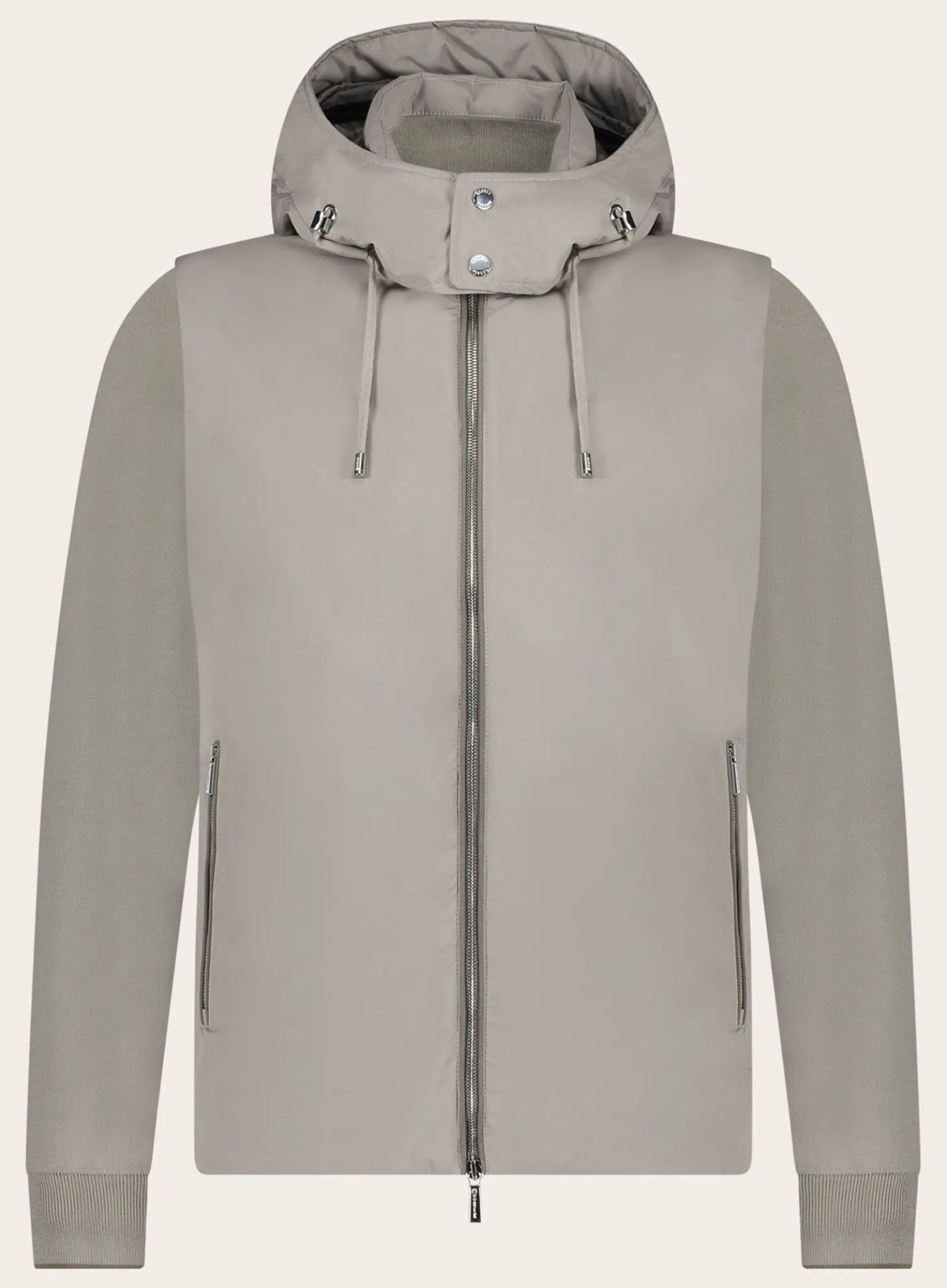 Moorer Converteerbare Jack Met Afritsende Mouwen Fashion