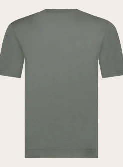 FEDELI Crewneck T-Shirt Van Katoen Flash Sale