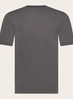 FEDELI Crewneck T-Shirt Van Katoen Flash Sale