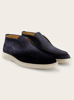Santoni Detroit Instappers Van Suede Cheap