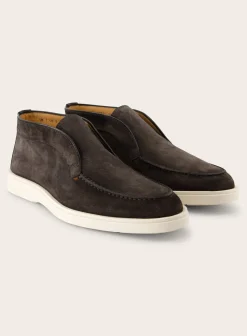 Santoni Detroit Instappers Van Suede Cheap
