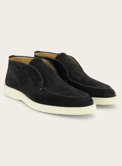 Santoni Detroit Instappers Van Suede Cheap