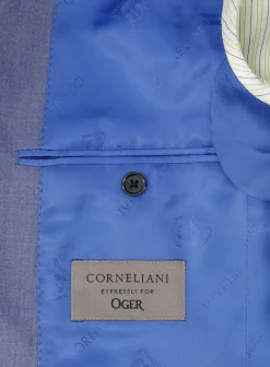 Corneliani Driedelig Pak Van Wol L.Blauw Best Sale