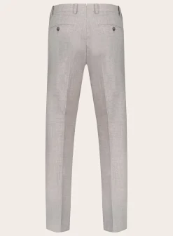 OGÉR Driedelig Pak Van Wol, Zijde En Linnen Beige Flash Sale