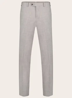 OGÉR Driedelig Pak Van Wol, Zijde En Linnen Beige Flash Sale