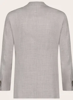 OGÉR Driedelig Pak Van Wol, Zijde En Linnen Beige Flash Sale