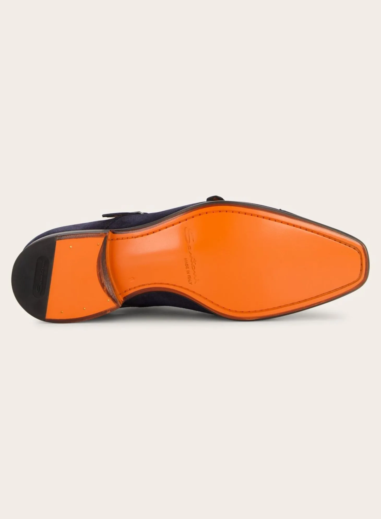 Santoni Dubbele Gespschoenen Van Suede Cheap