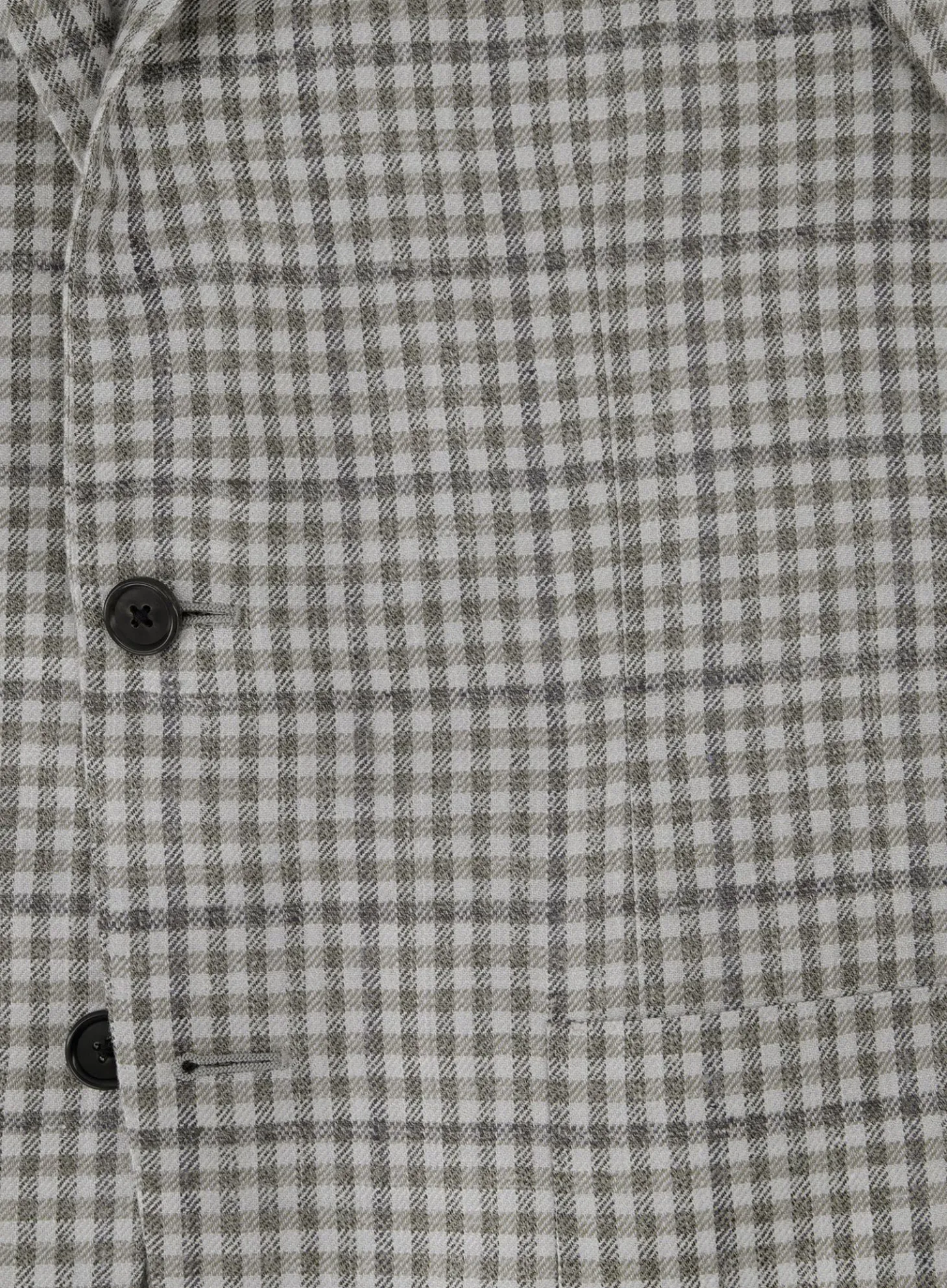 Corneliani Geruit Jasje Van Wol En Zijde Beige Flash Sale