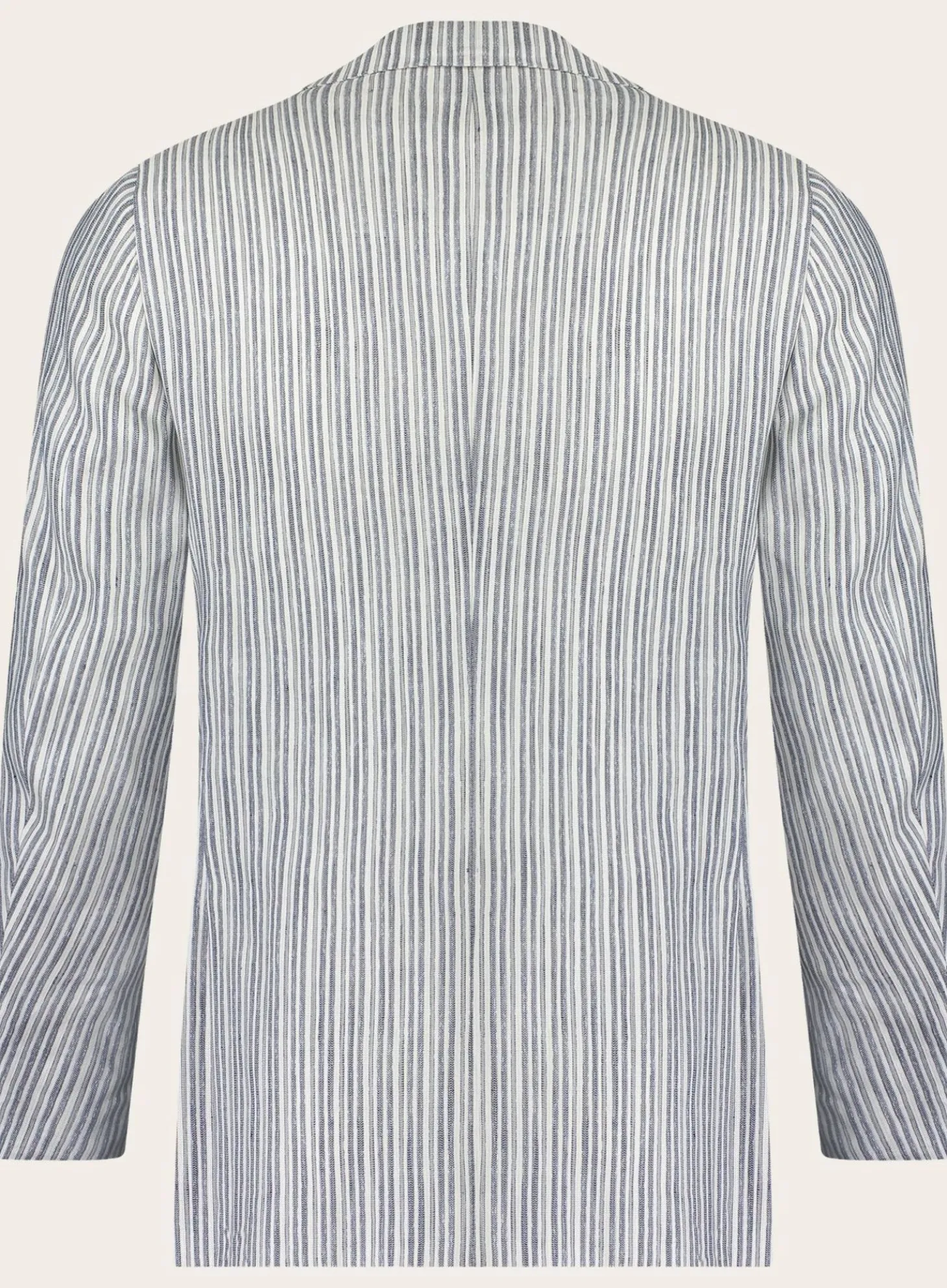 Isaia Gestreept Jasje Van Linnen Multicolor Discount