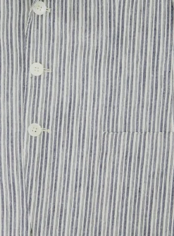 Isaia Gestreept Jasje Van Linnen Multicolor Discount