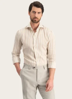 Emanuele Maffeis Gestreept Shirt Van Katoen Fashion