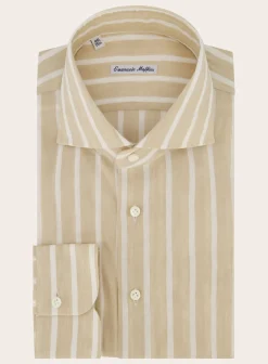 Emanuele Maffeis Gestreept Shirt Van Katoen Fashion