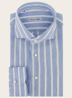 Emanuele Maffeis Gestreept Shirt Van Katoen Fashion