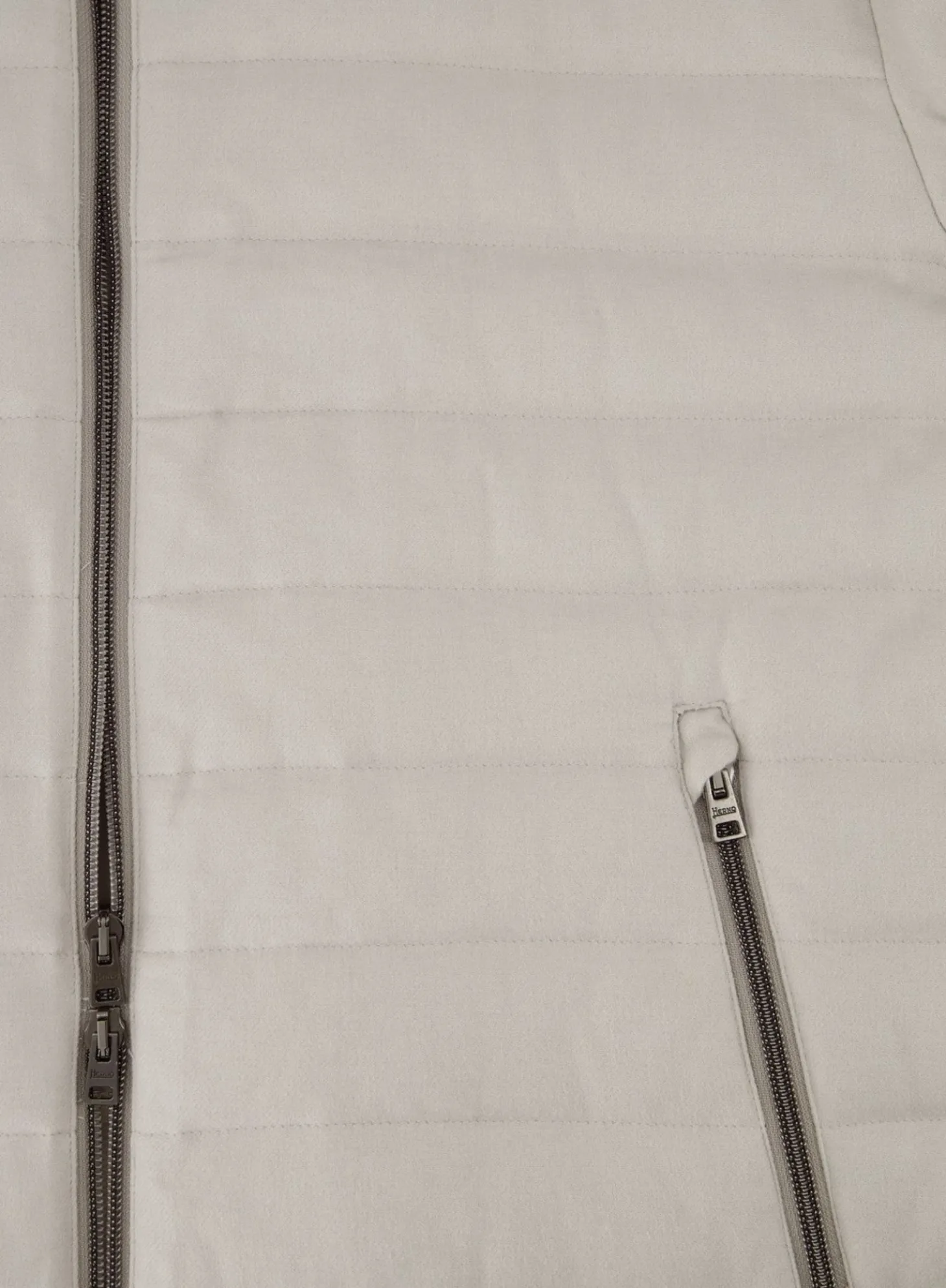 Herno Gewatteerd Jack Van Zijde En Katoen Licht Taupe Best