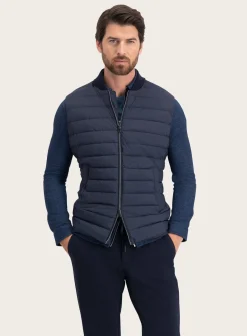 Herno Gewatteerde Bodywarmer Van Wol En Zijde Discount