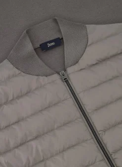 Herno Gewatteerde Bodywarmer Van Wol En Zijde Discount