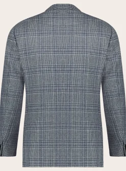 Corneliani Glencheck Jasje Van Satijn En Wol Blauw Store