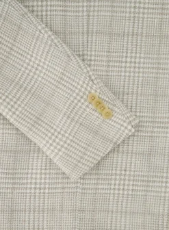 Corneliani Glencheck Jasje Van Wol Beige Hot