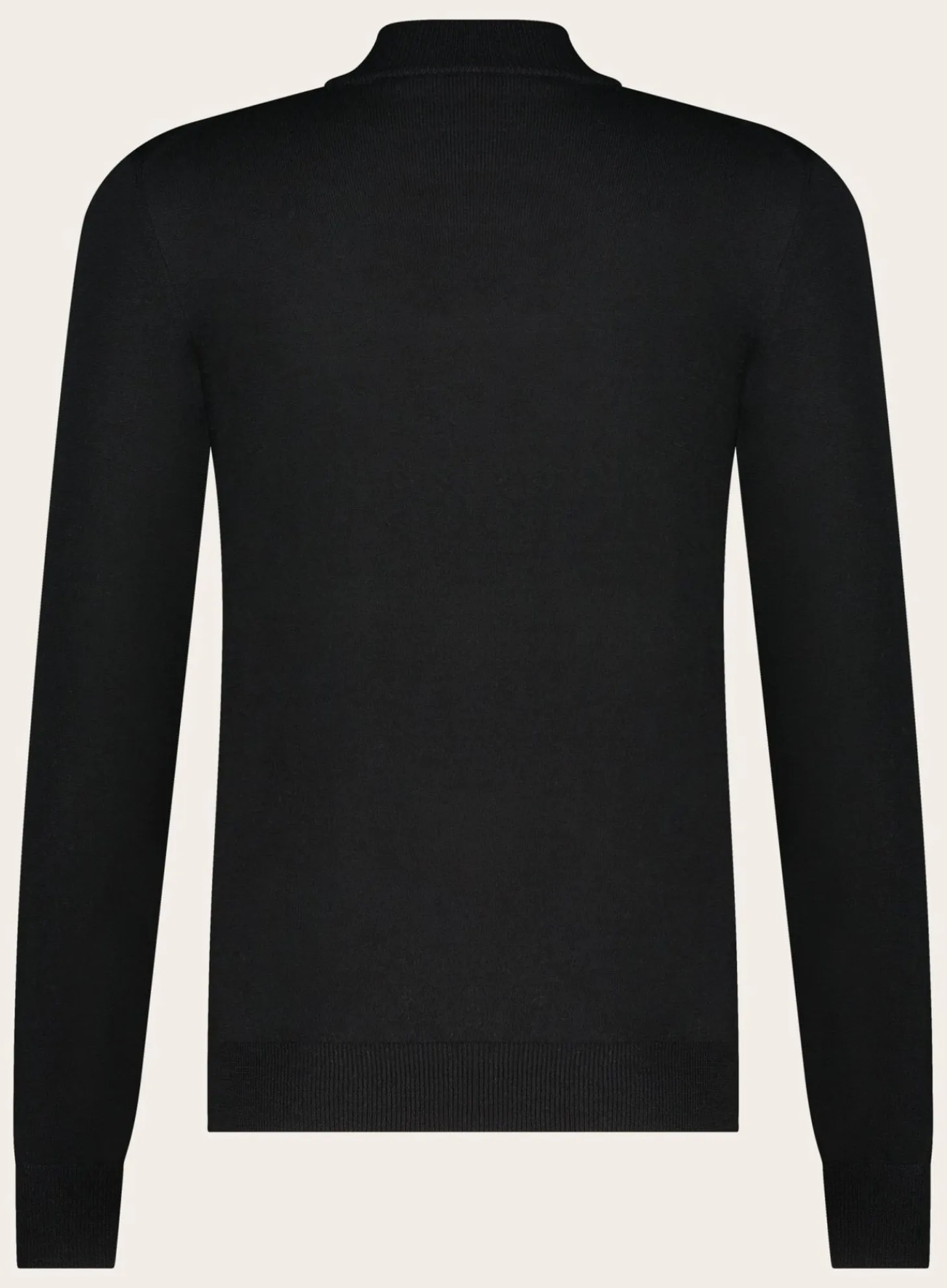 OGÉR Italian Knitwear Half-Zip Trui Van Wol Clearance