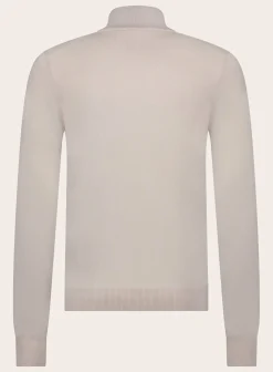 OGÉR Italian Knitwear Half-Zip Trui Van Wol Clearance