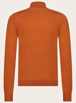 OGÉR Italian Knitwear Half-Zip Trui Van Wol Clearance