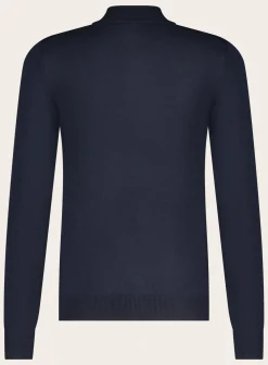 OGÉR Italian Knitwear Half-Zip Trui Van Wol Clearance