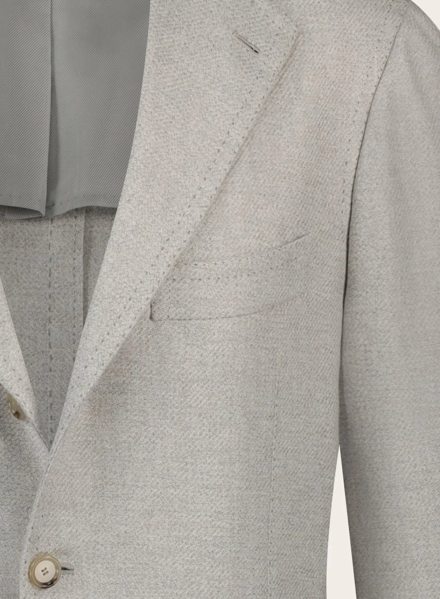 Cesare Attolini Handgemaakt Cashmere Jasje Grijs Shop