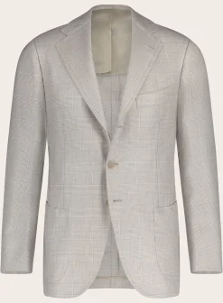 Cesare Attolini Handgemaakt Glencheck Jasje Van Cashmere Cheap