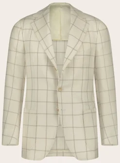 Cesare Attolini Handgemaakt Glencheck Jasje Van Cashmere Cheap