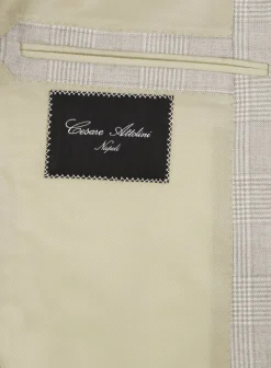 Cesare Attolini Handgemaakt Glencheck Jasje Van Cashmere Cheap