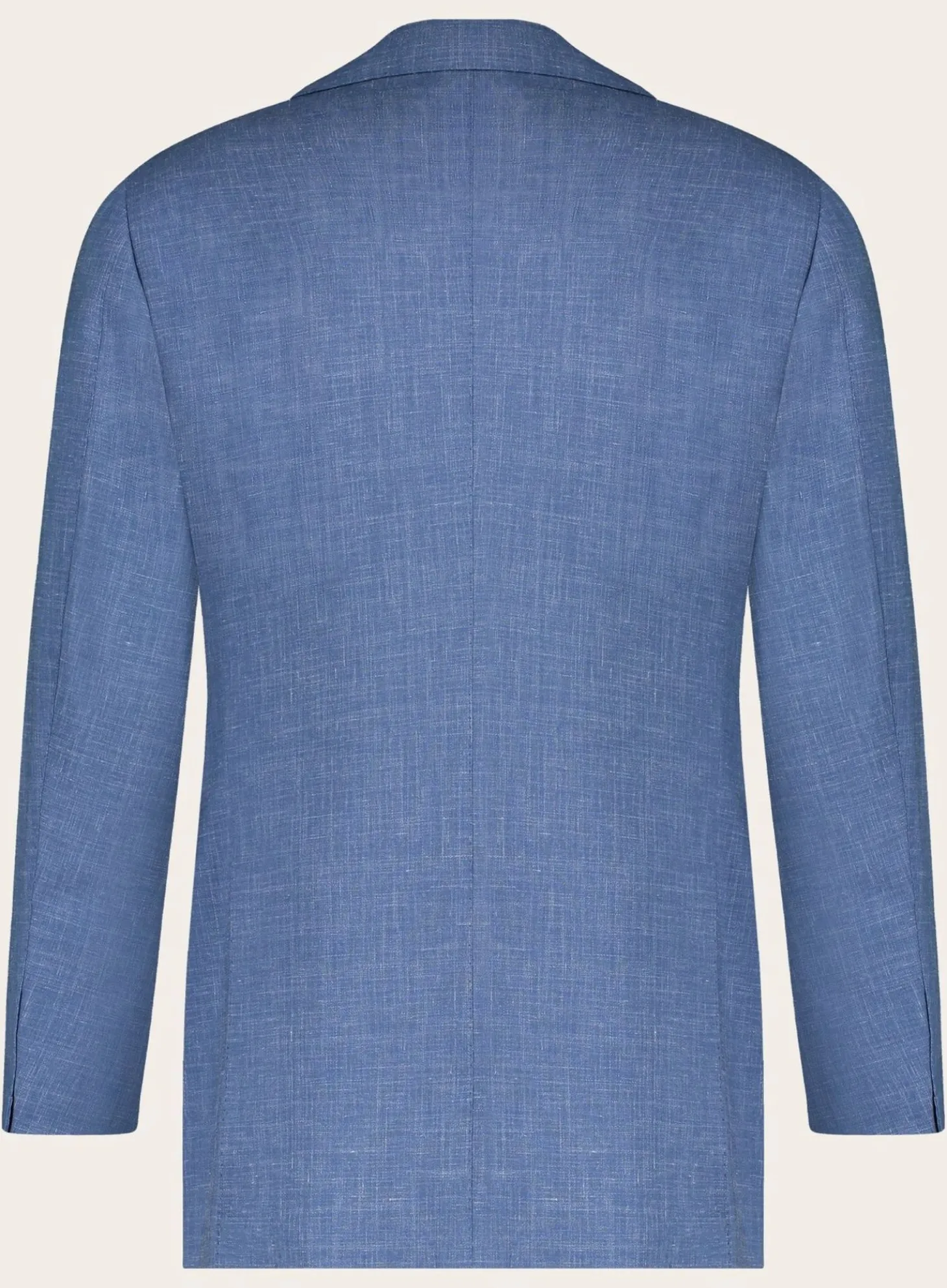 Cesare Attolini Handgemaakt Pak Van Wol En Linnen L.Blauw Flash Sale