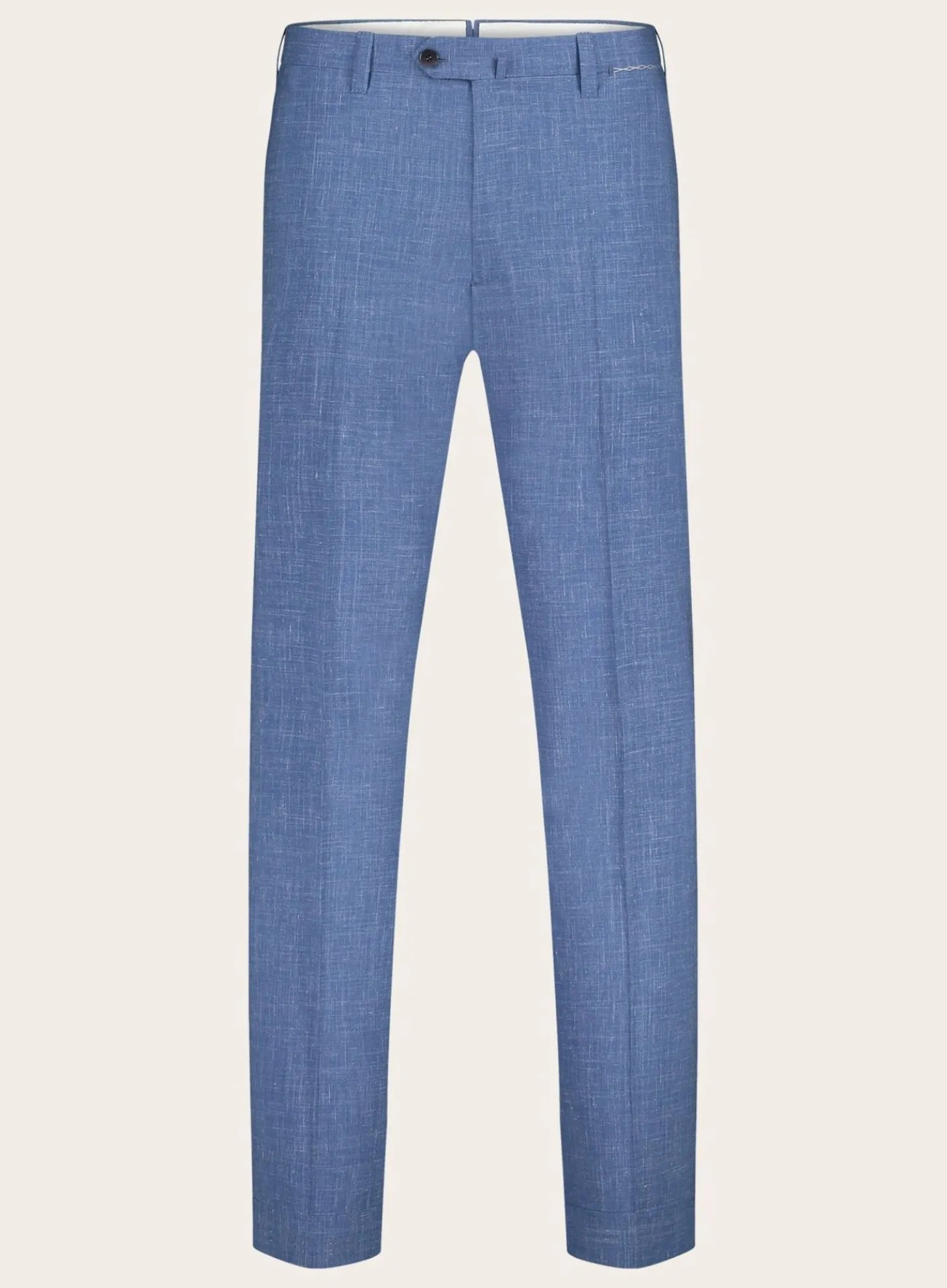 Cesare Attolini Handgemaakt Pak Van Wol En Linnen L.Blauw Flash Sale