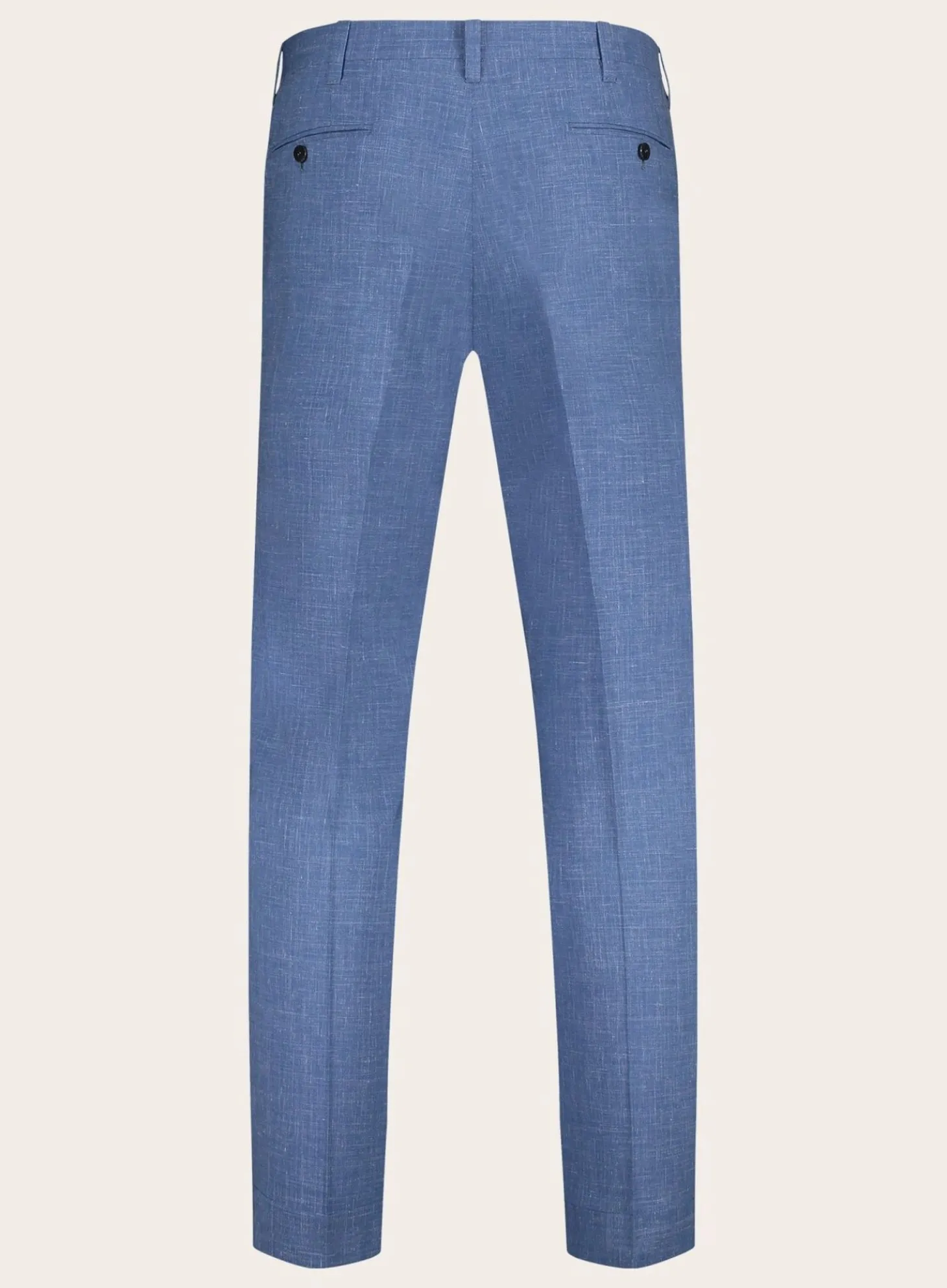 Cesare Attolini Handgemaakt Pak Van Wol En Linnen L.Blauw Flash Sale