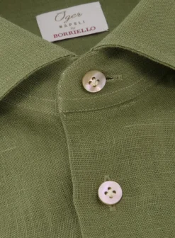 OGÉR Napoli Handgemaakt Shirt Van Linnen New